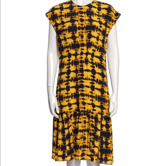 Proenza Schouler Tie Dye Short Sleeve Dress - Picture 8 of 8